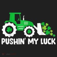 Pushing My Luck Tractor Truck St Patricks Day Beanie thumb 2
