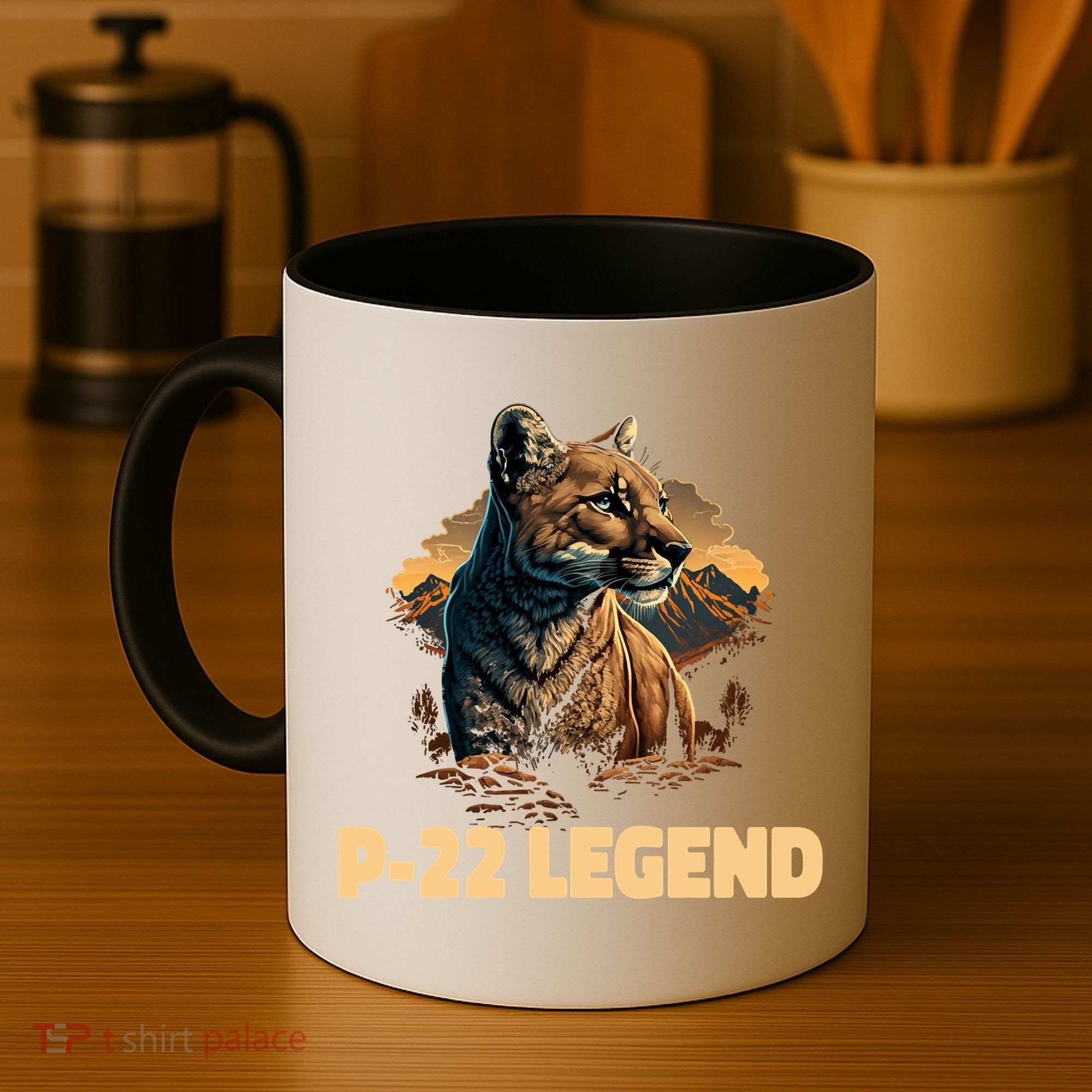 P22 Mountain Lion Silver Lake P22 Coffee Mug