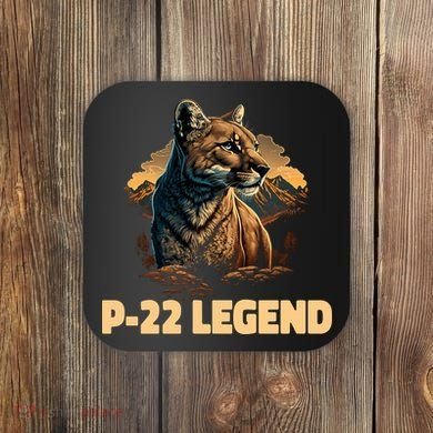 P22 Mountain Lion Silver Lake P22 Coaster