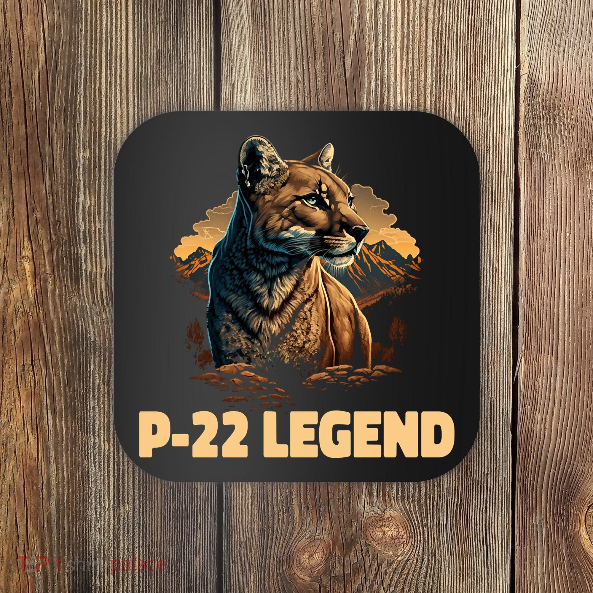 P22 Mountain Lion Silver Lake P22 Coaster