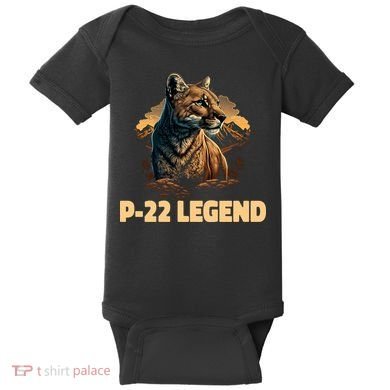 P22 Mountain Lion Silver Lake P22 Baby Bodysuit