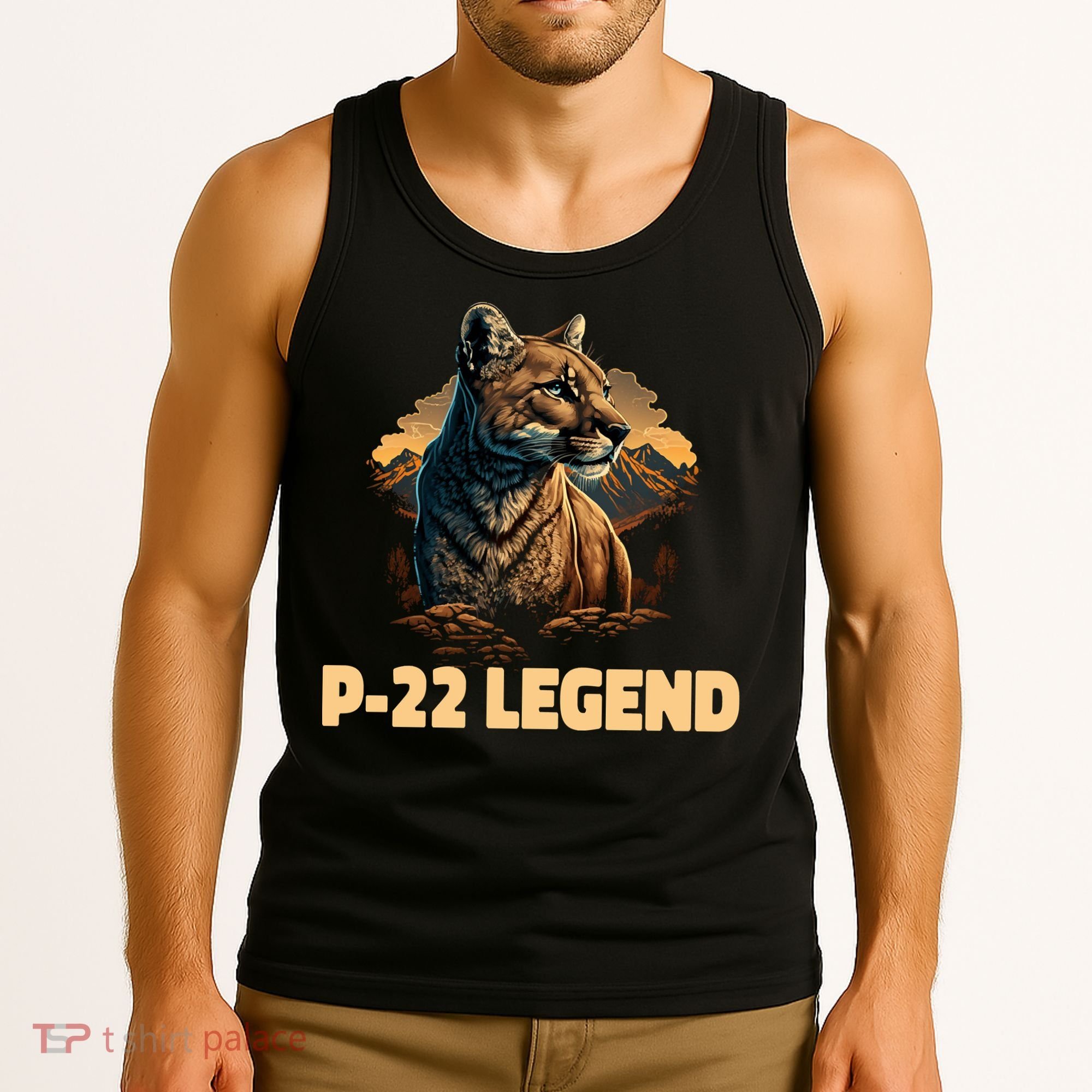P22 Mountain Lion Silver Lake P22 Tank Top