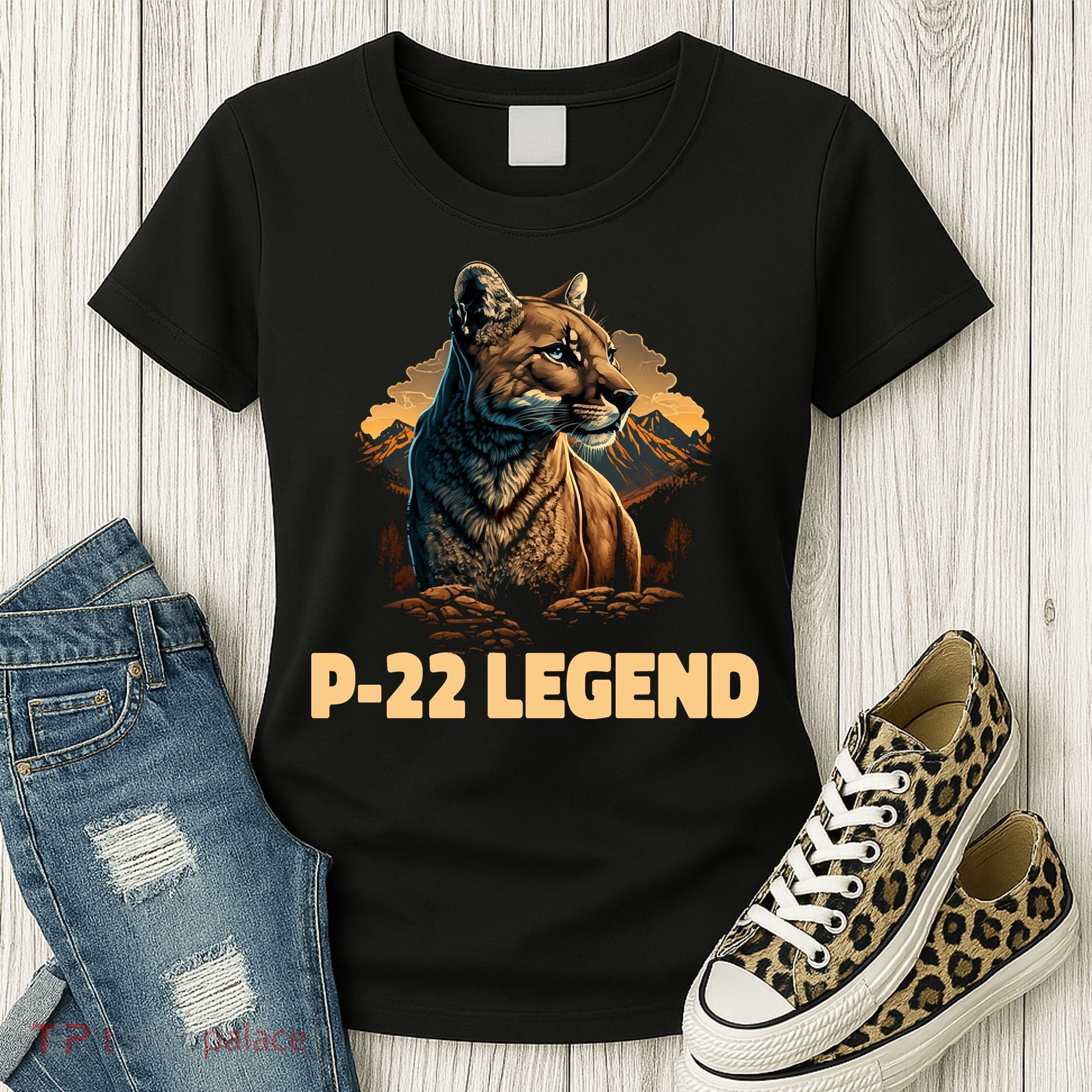 P22 Mountain Lion Silver Lake P22 Women's T-Shirt