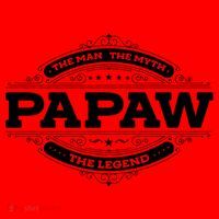 Papaw Myth Legend Father Dad Uncle Gift Idea Gift Santa Hat thumb 1