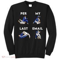 Per My Last Email Office Humor Meme Fight Punch Boxing Sweatshirt thumb 0