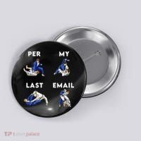 Per My Last Email Office Humor Meme Fight Punch Boxing Button thumb 0