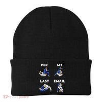 Per My Last Email Office Humor Meme Fight Punch Boxing Beanie thumb 0