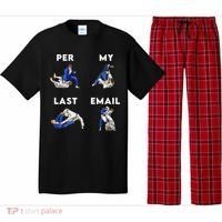 Per My Last Email Office Humor Meme Fight Punch Boxing Pajama Set thumb 0