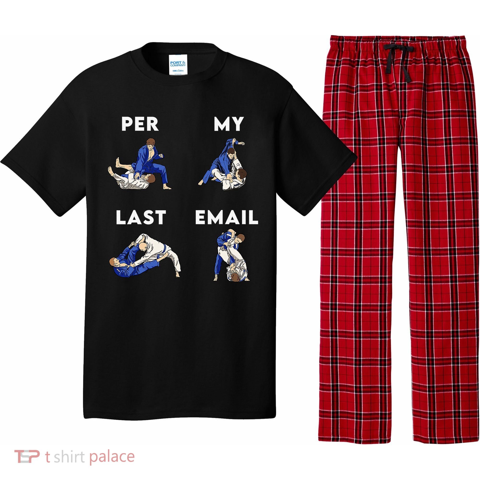 Per My Last Email Office Humor Meme Fight Punch Boxing Pajama Set