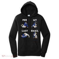 Per My Last Email Office Humor Meme Fight Punch Boxing Women's Hoodie thumb 0
