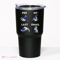 Per My Last Email Office Humor Meme Fight Punch Boxing Tumbler thumb 0