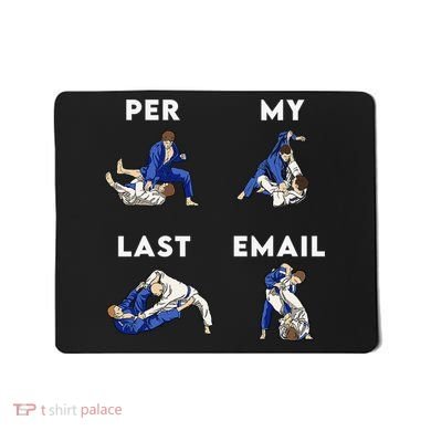 Per My Last Email Office Humor Meme Fight Punch Boxing Mousepad