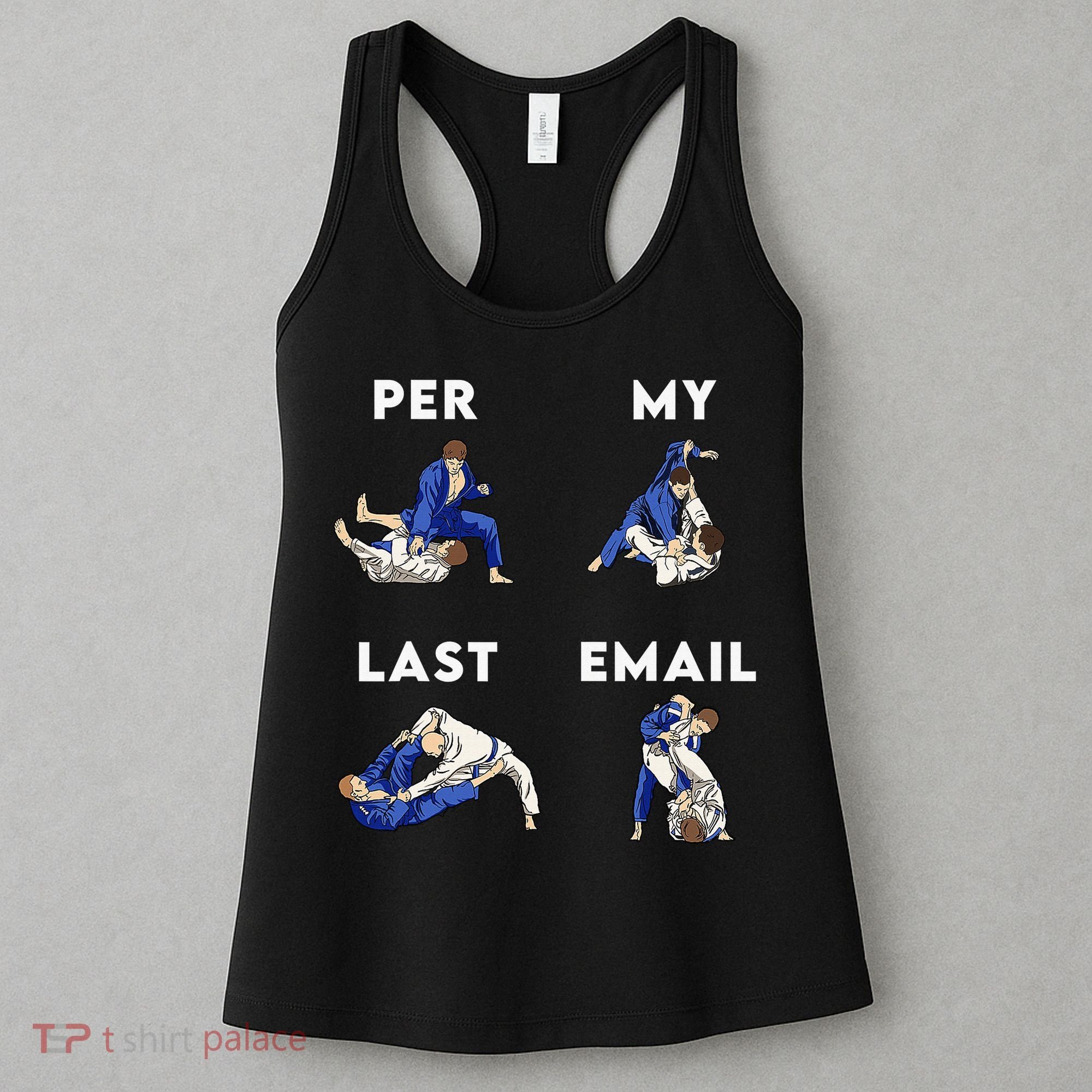 Per My Last Email Office Humor Meme Fight Punch Boxing Women's Tank Top