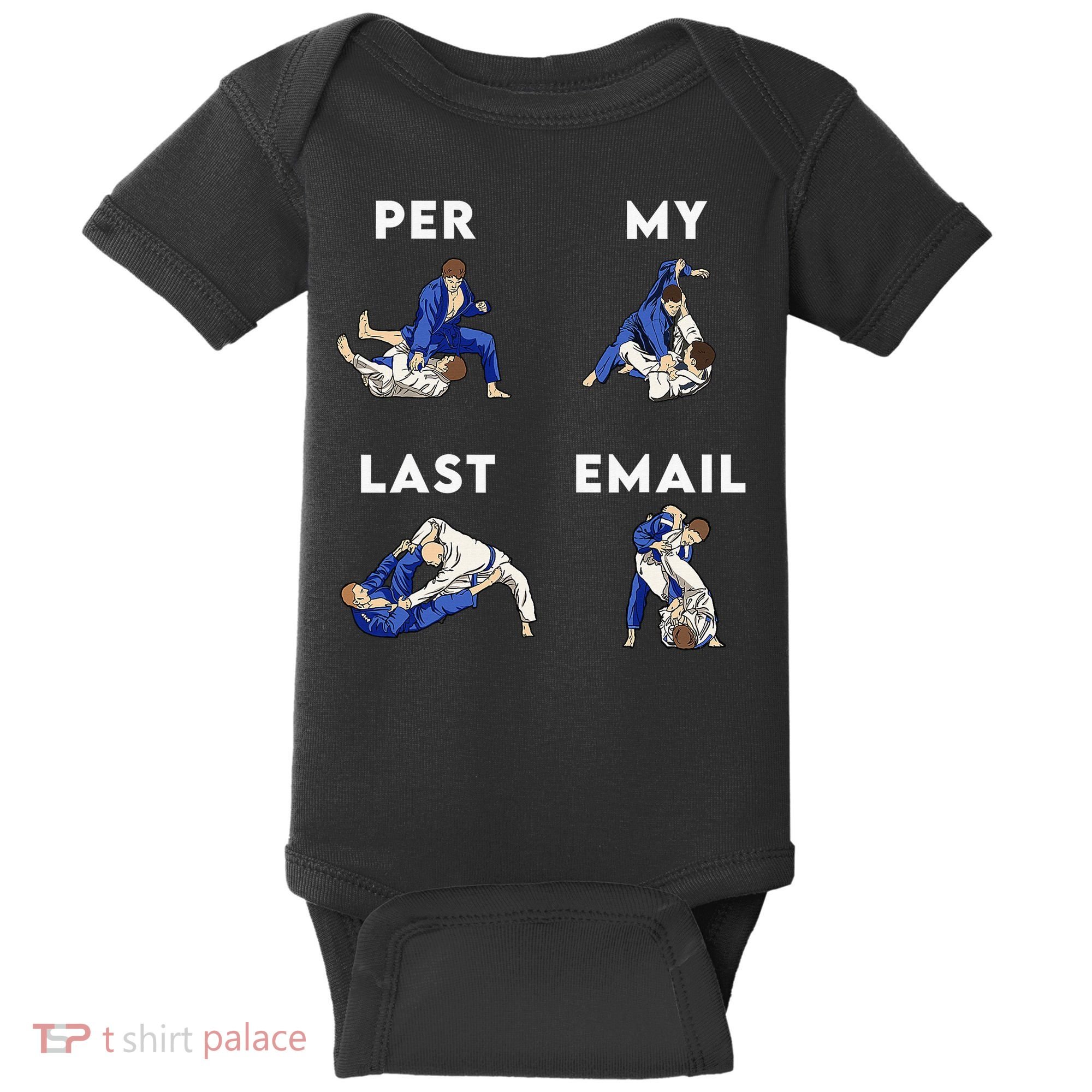 Per My Last Email Office Humor Meme Fight Punch Boxing Baby Bodysuit