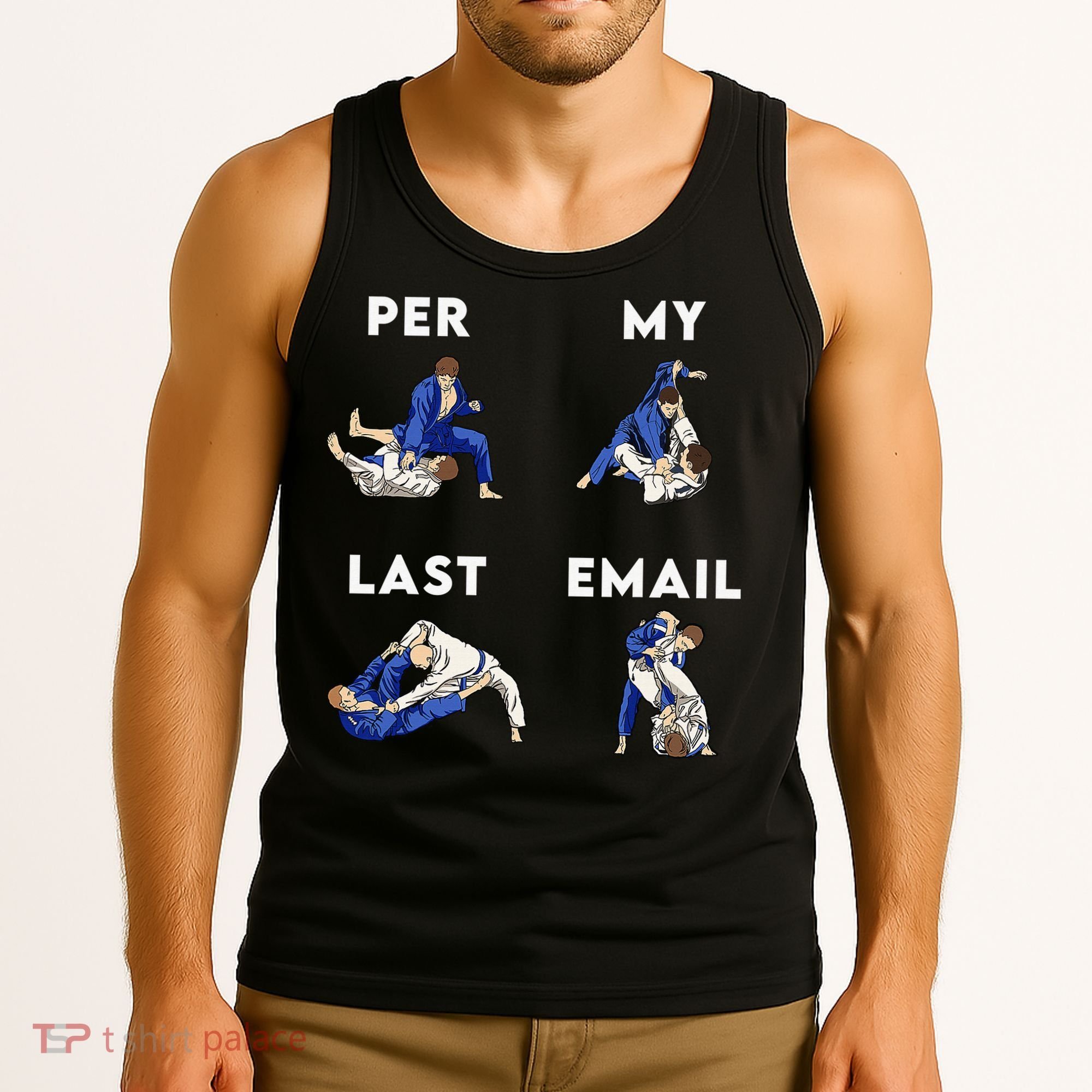 Per My Last Email Office Humor Meme Fight Punch Boxing Tank Top