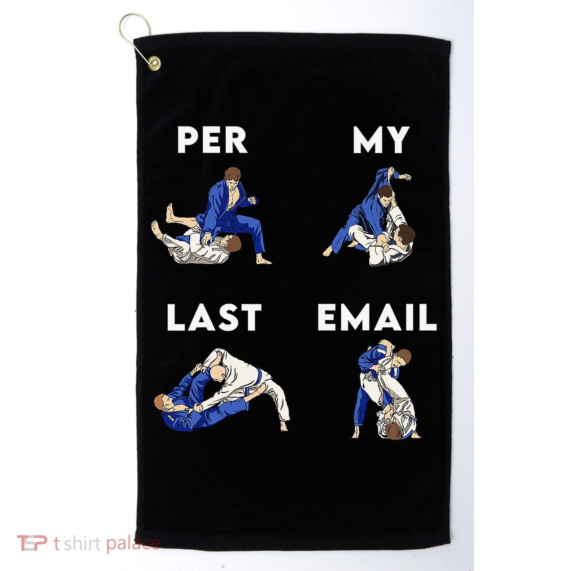 Per My Last Email Office Humor Meme Fight Punch Boxing Golf Towel