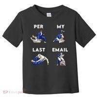 Per My Last Email Office Humor Meme Fight Punch Boxing Toddler T-Shirt thumb 0