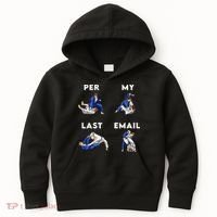 Per My Last Email Office Humor Meme Fight Punch Boxing Kids Hoodie thumb 0
