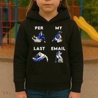 Per My Last Email Office Humor Meme Fight Punch Boxing Kids Hoodie thumb 3