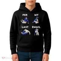 Per My Last Email Office Humor Meme Fight Punch Boxing Kids Hoodie thumb 4