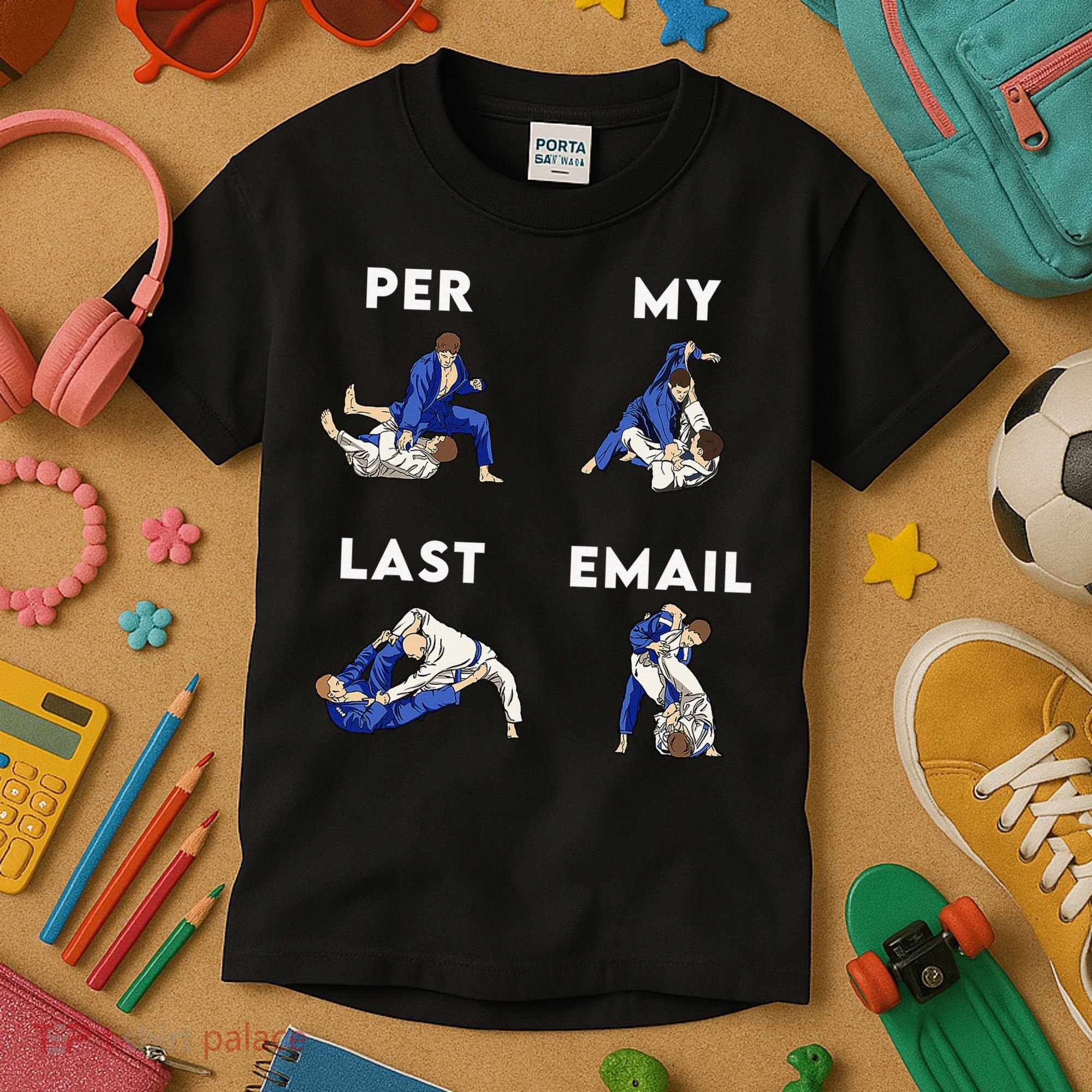Per My Last Email Office Humor Meme Fight Punch Boxing Kids T-Shirt
