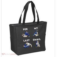 Per My Last Email Office Humor Meme Fight Punch Boxing Tote Bag thumb 2
