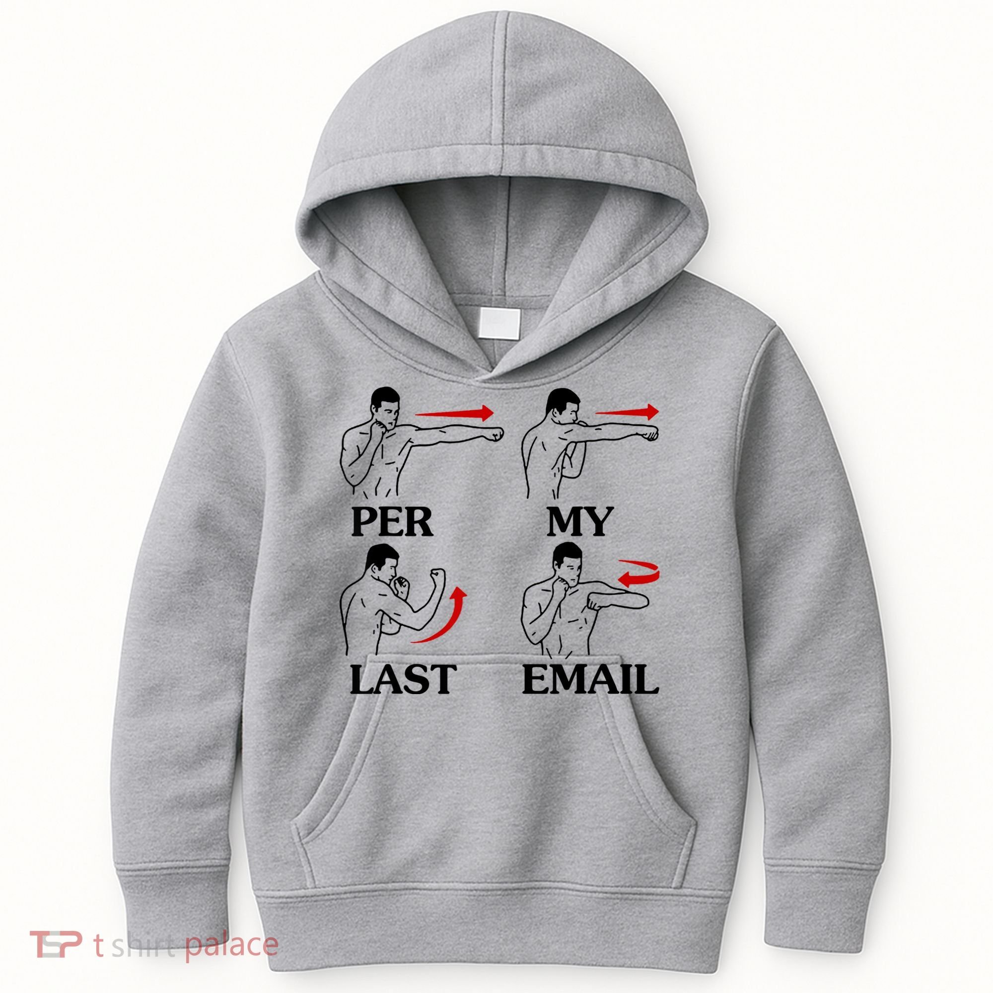 Per My Last Email Funny Men Costumed Kids Hoodie