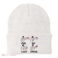 Per My Last Email Funny Men Costumed Beanie thumb 0