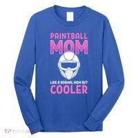 Paintball Mom Like A Normal Mom But Cooler Gift Paintballer Meaningful Gift Long Sleeve Shirt thumb 0