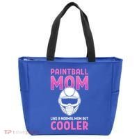 Paintball Mom Like A Normal Mom But Cooler Gift Paintballer Meaningful Gift Tote Bag thumb 0