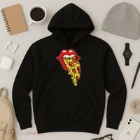 Pizza Mouth Lips Hoodie thumb 3