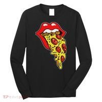 Pizza Mouth Lips Long Sleeve Shirt thumb 0