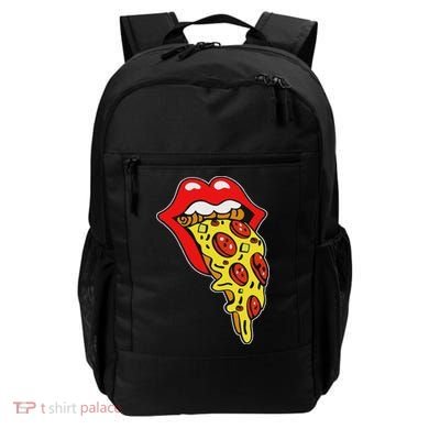 Pizza Mouth Lips Backpack