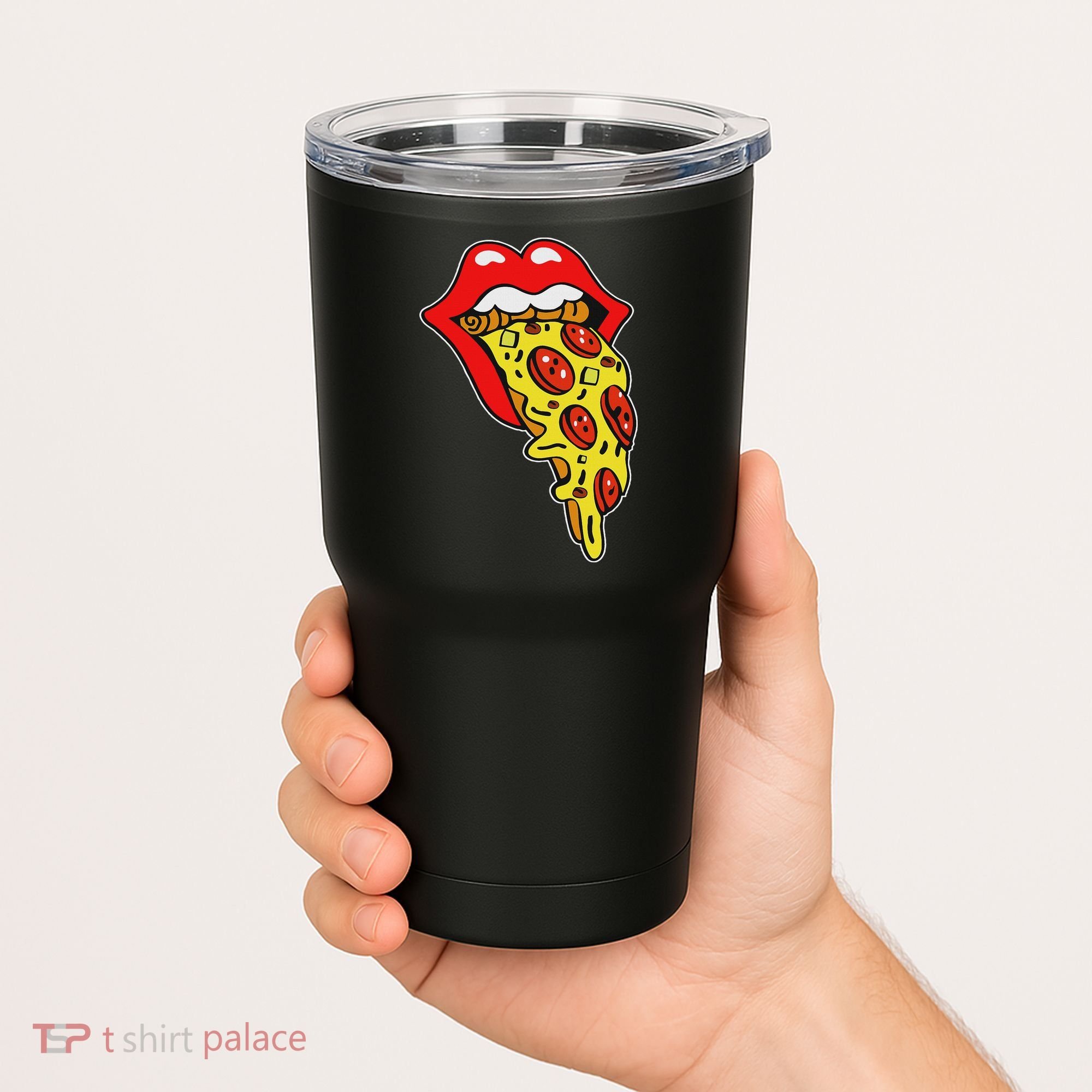 Pizza Mouth Lips Tumbler