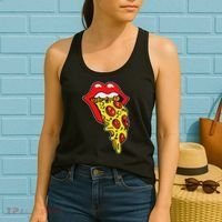 Pizza Mouth Lips Women's Tank Top thumb 2