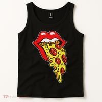 Pizza Mouth Lips Tank Top thumb 2