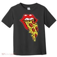 Pizza Mouth Lips Toddler T-Shirt thumb 0