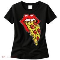 Pizza Mouth Lips Women's T-Shirt thumb 0