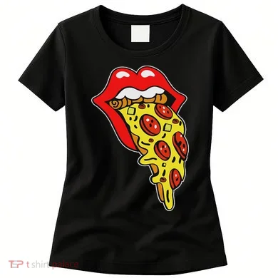 Pizza Mouth Lips Women's T-Shirt