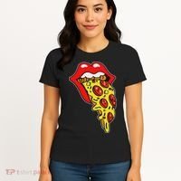 Pizza Mouth Lips Women's T-Shirt thumb 4