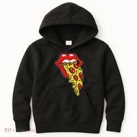 Pizza Mouth Lips Kids Hoodie thumb 0