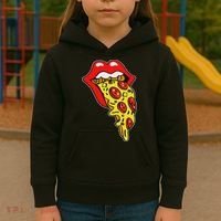 Pizza Mouth Lips Kids Hoodie thumb 3
