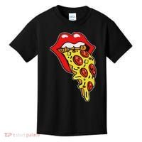 Pizza Mouth Lips Kids T-Shirt thumb 0
