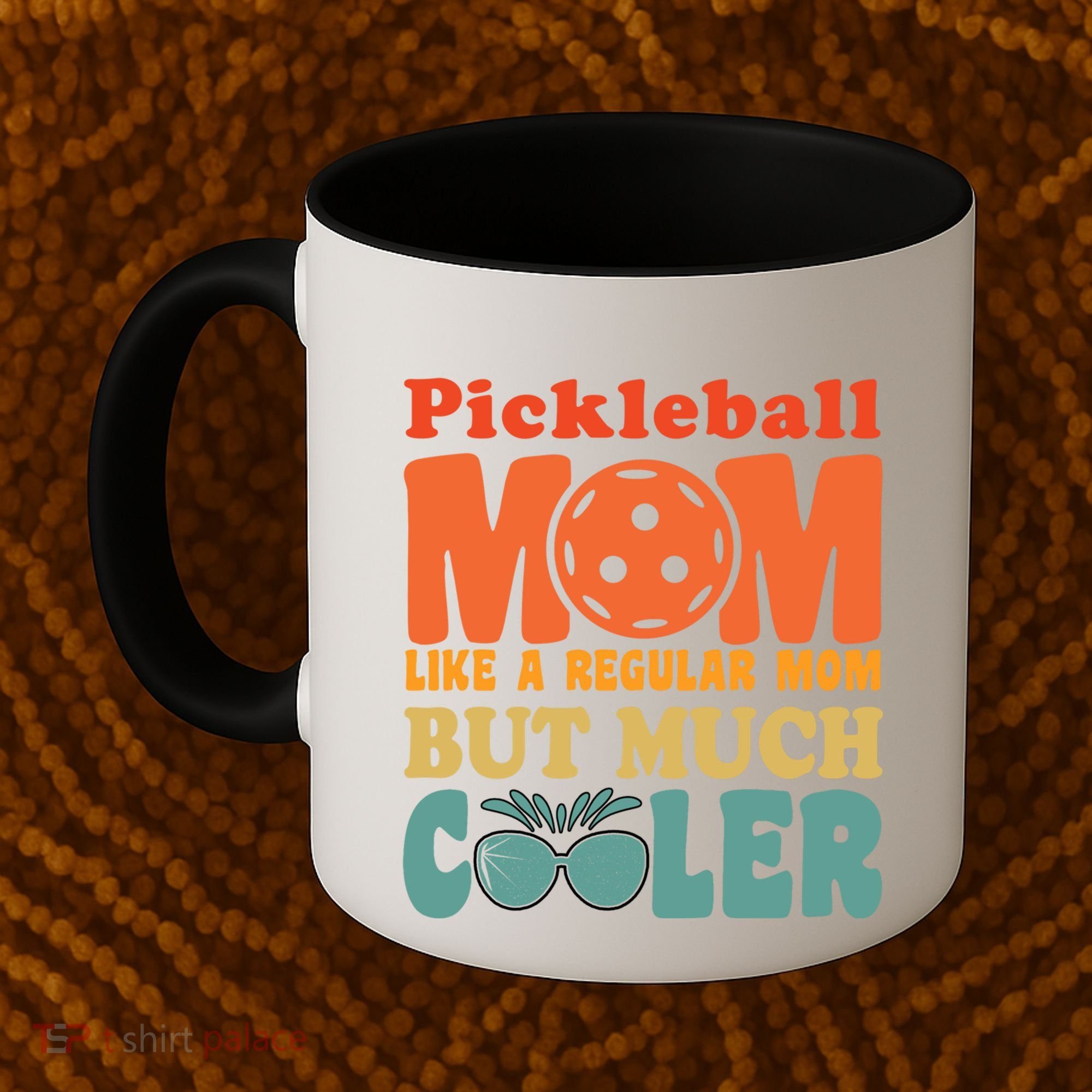Pickleball Mom Like A Regular Mom Cool Funny Pickleball Gift Coffee Mug