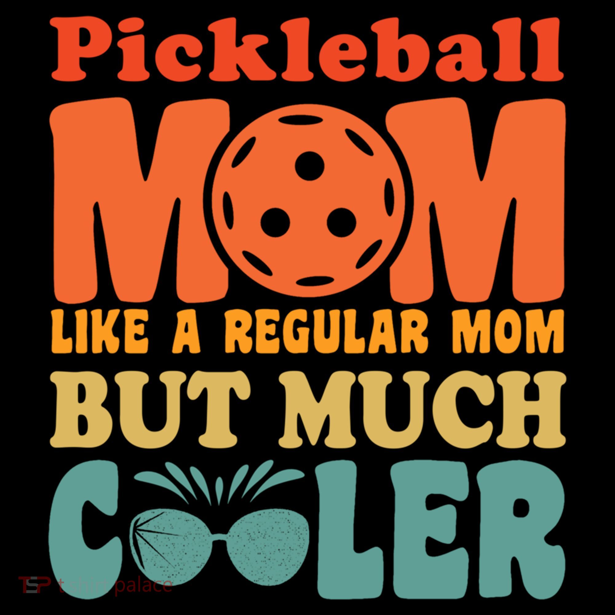 Pickleball Mom Like A Regular Mom Cool Funny Pickleball Gift Coffee Mug