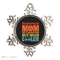 Pickleball Mom Like A Regular Mom Cool Funny Pickleball Gift Ornament thumb 0