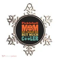 Pickleball Mom Like A Regular Mom Cool Funny Pickleball Gift Ornament thumb 0
