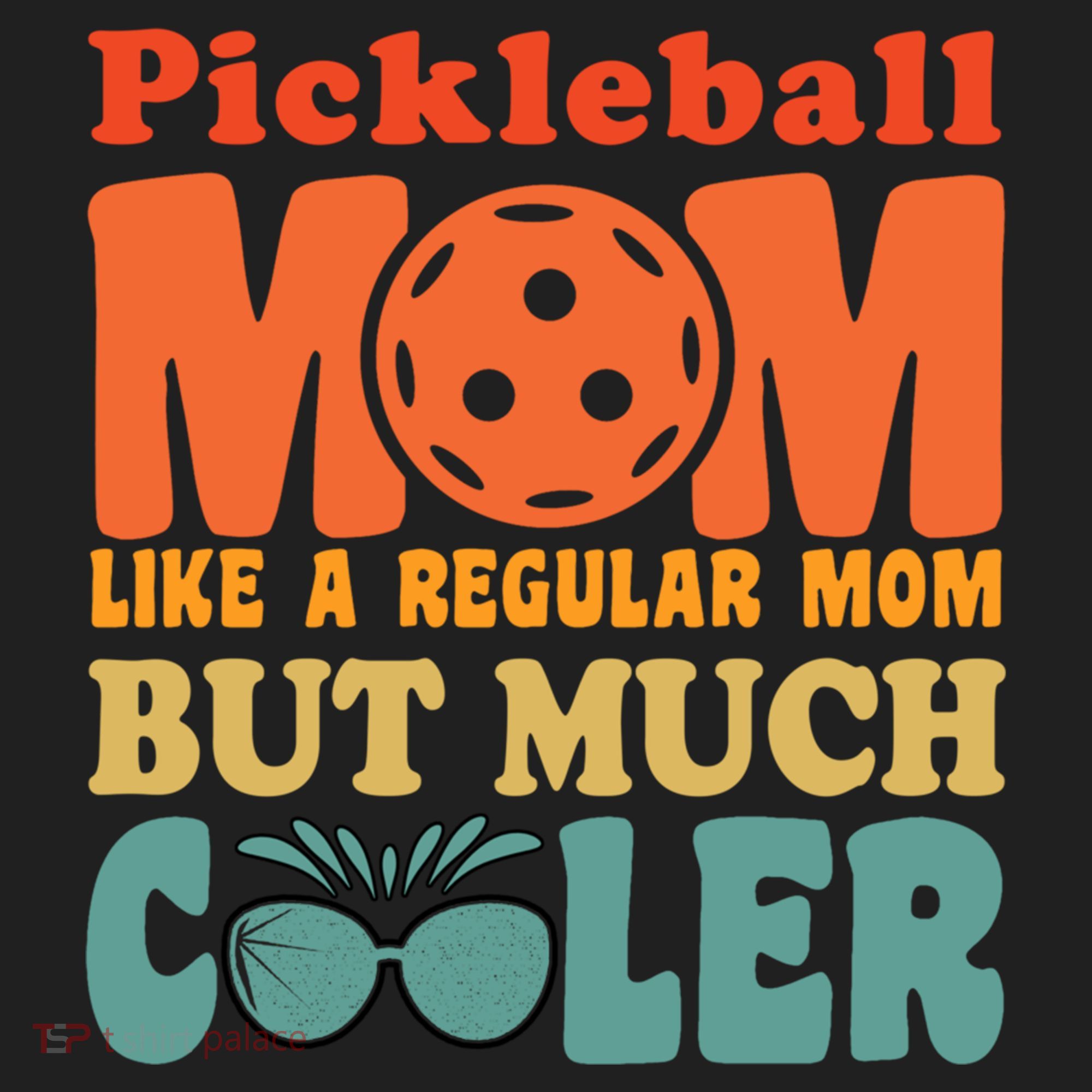 Pickleball Mom Like A Regular Mom Cool Funny Pickleball Gift Hat
