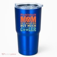 Pickleball Mom Like A Regular Mom Cool Funny Pickleball Gift Tumbler thumb 0