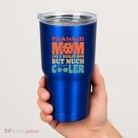 Pickleball Mom Like A Regular Mom Cool Funny Pickleball Gift Tumbler thumb 2